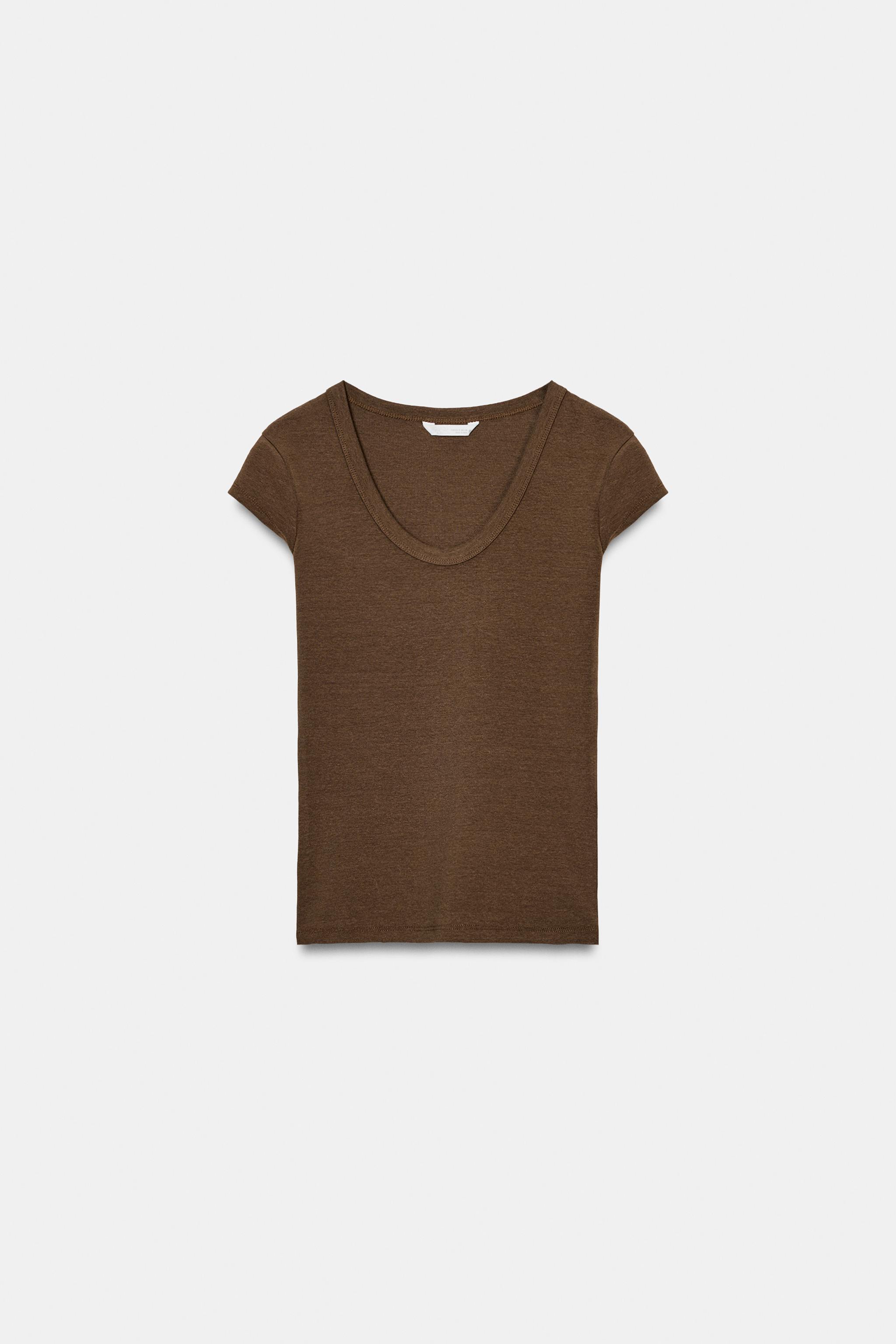 POT NECK T-SHIRT